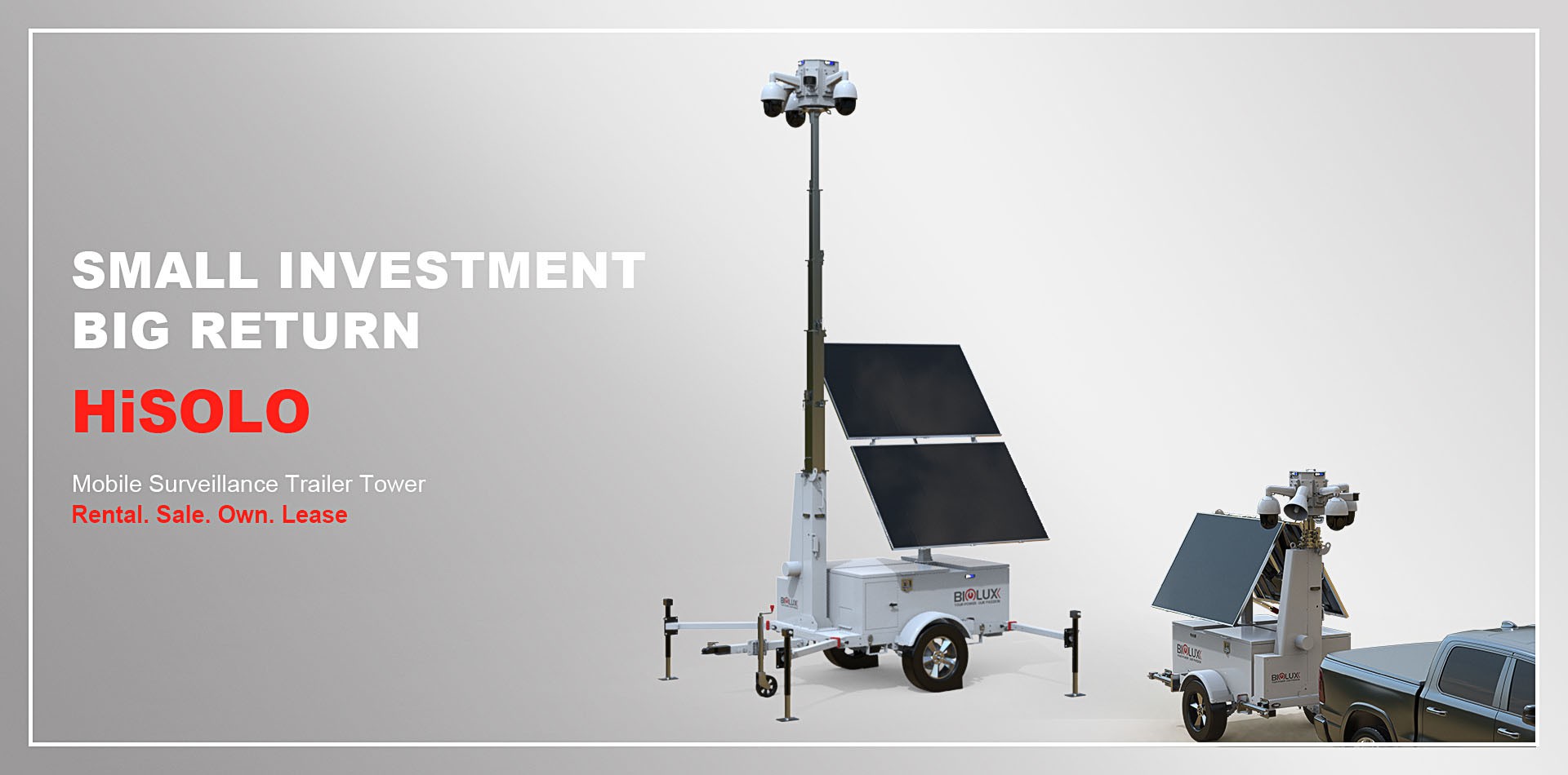 BIGLUX Mobile Surveillance Trailer