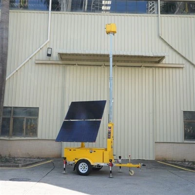 Pametna solarna{0}}mobilna CCTV prikolica